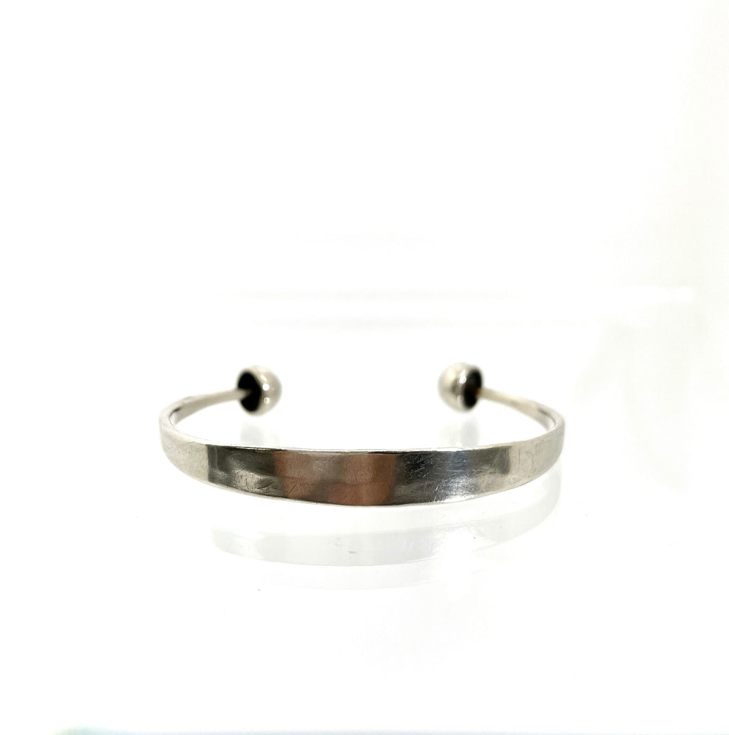 Vintage Sterling Silver Cuff Bracelet Signed Levin