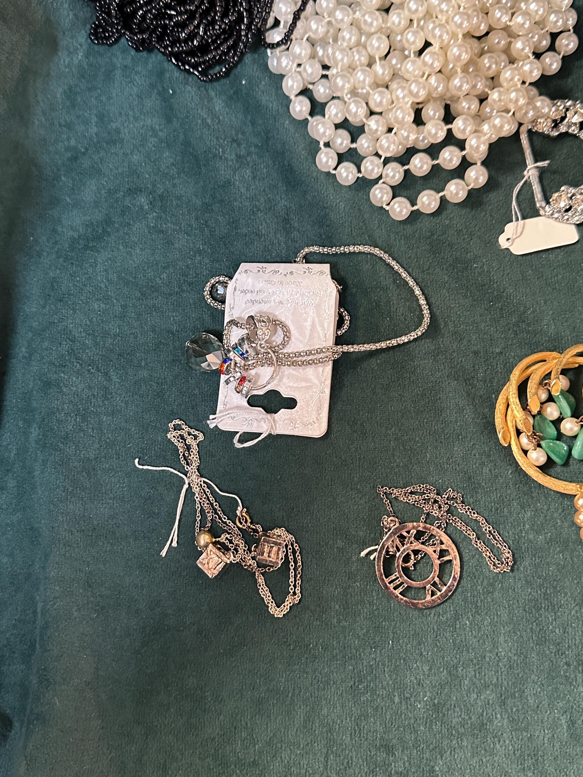 Jewelry Making Lot: Repurposed Mixed Components for DIY Crafts
