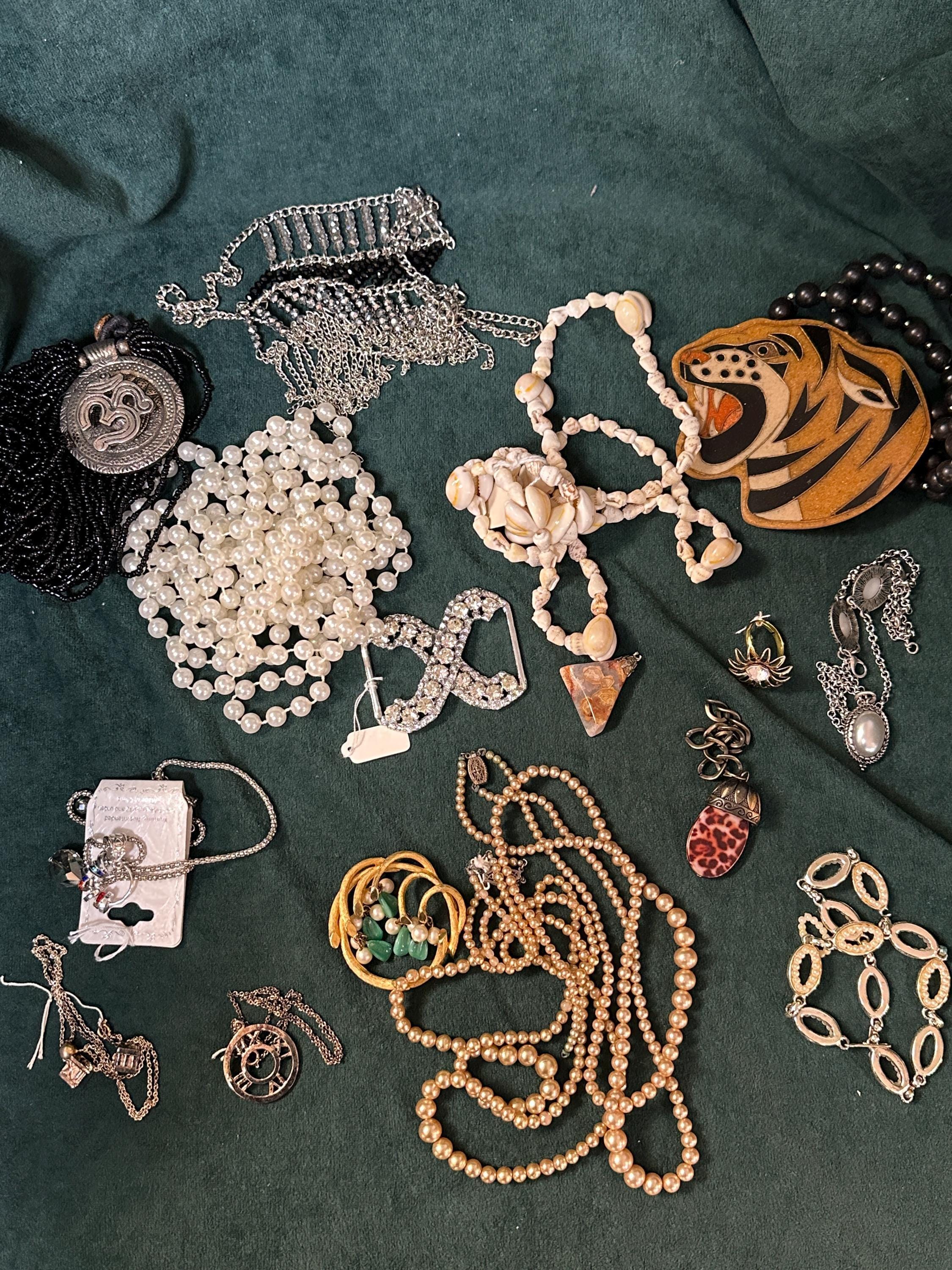 Jewelry Making Lot: Repurposed Mixed Components for DIY Crafts