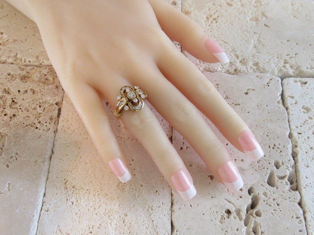 Yellow Gold Diamond Tremblant Cocktail Ring