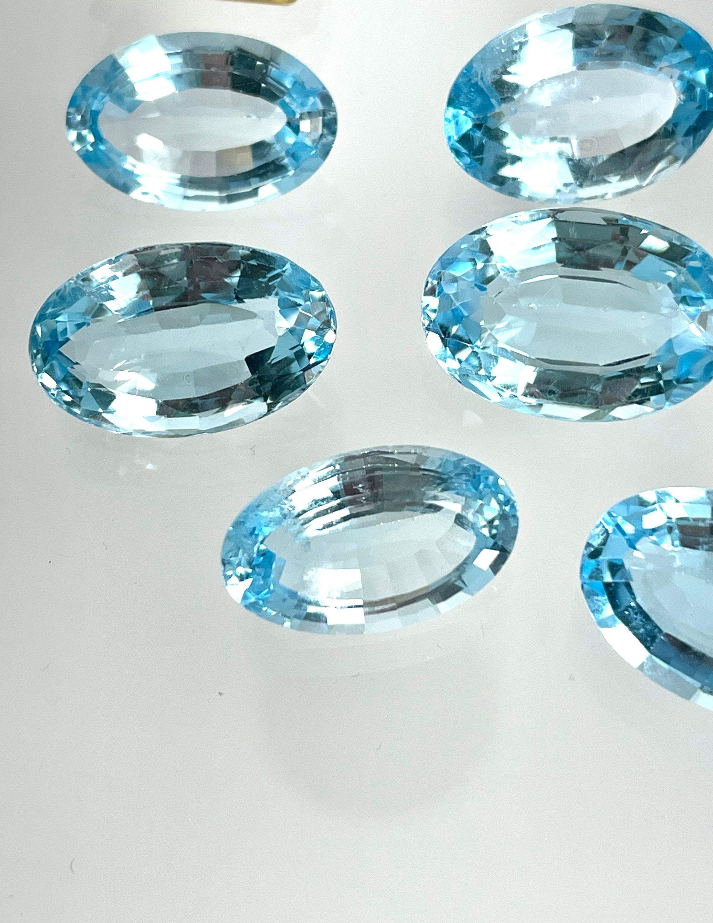 Loose Gemstone Lot: Amethyst (February Birthstone), Blue Topaz and Citrine (both November Birthstones) totalling 301.40 Carats