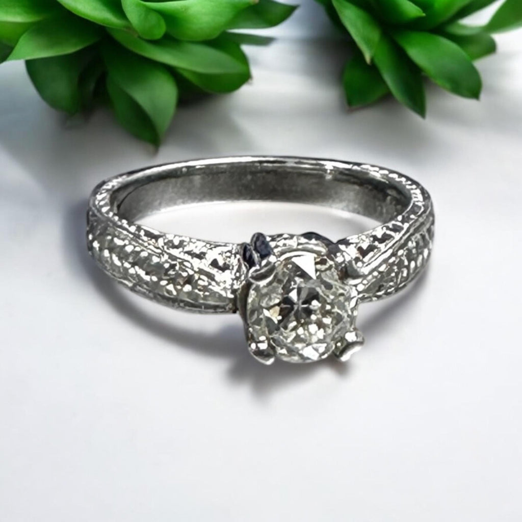 Platinum Mother Nature Diamond Engagement Ring