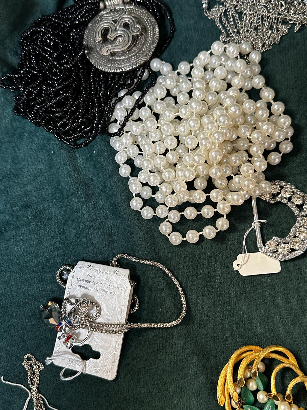 Jewelry Making Lot: Repurposed Mixed Components for DIY Crafts