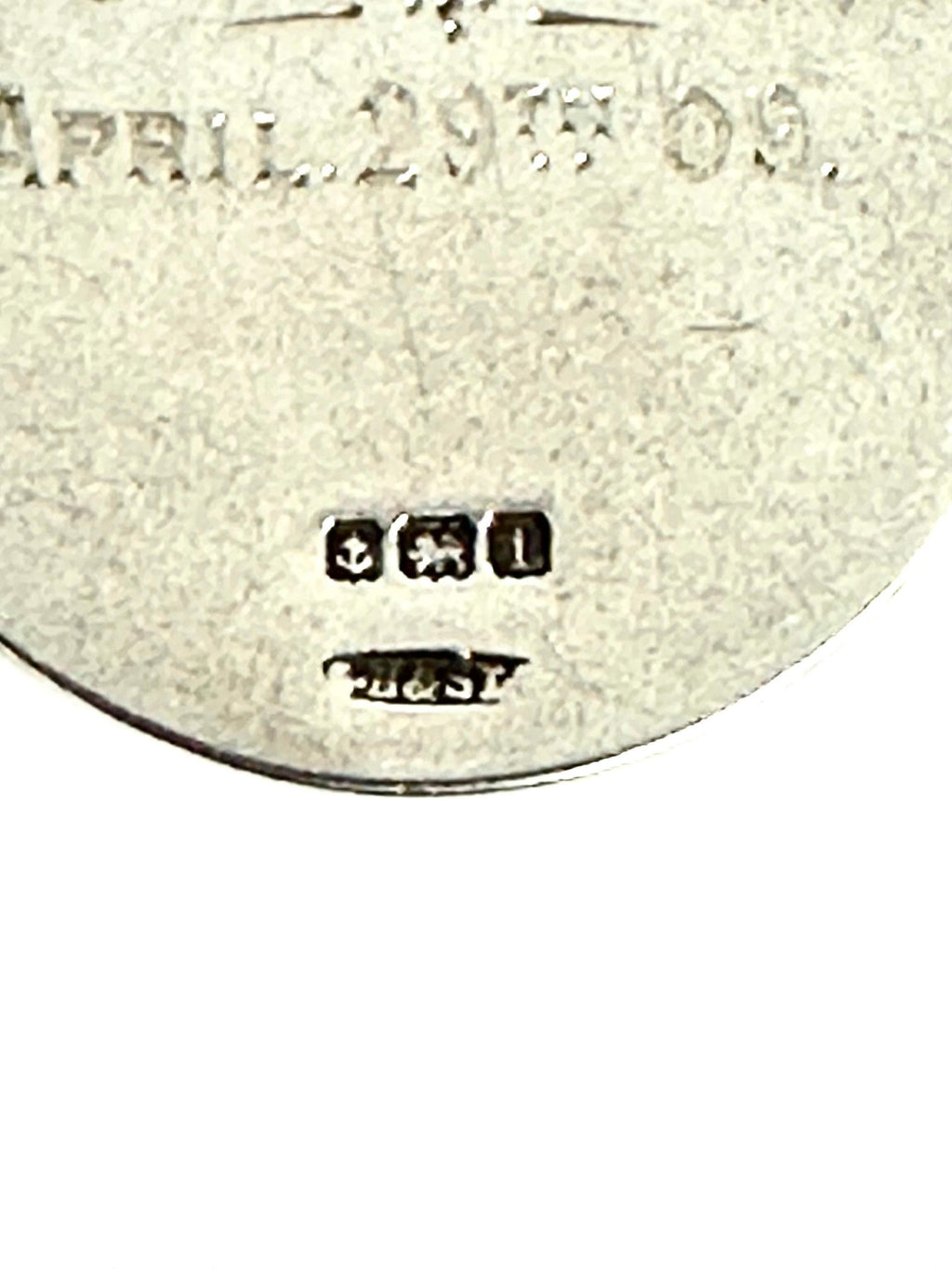 Sterling Silver Oxfordshire League Medallion: Engraved Award