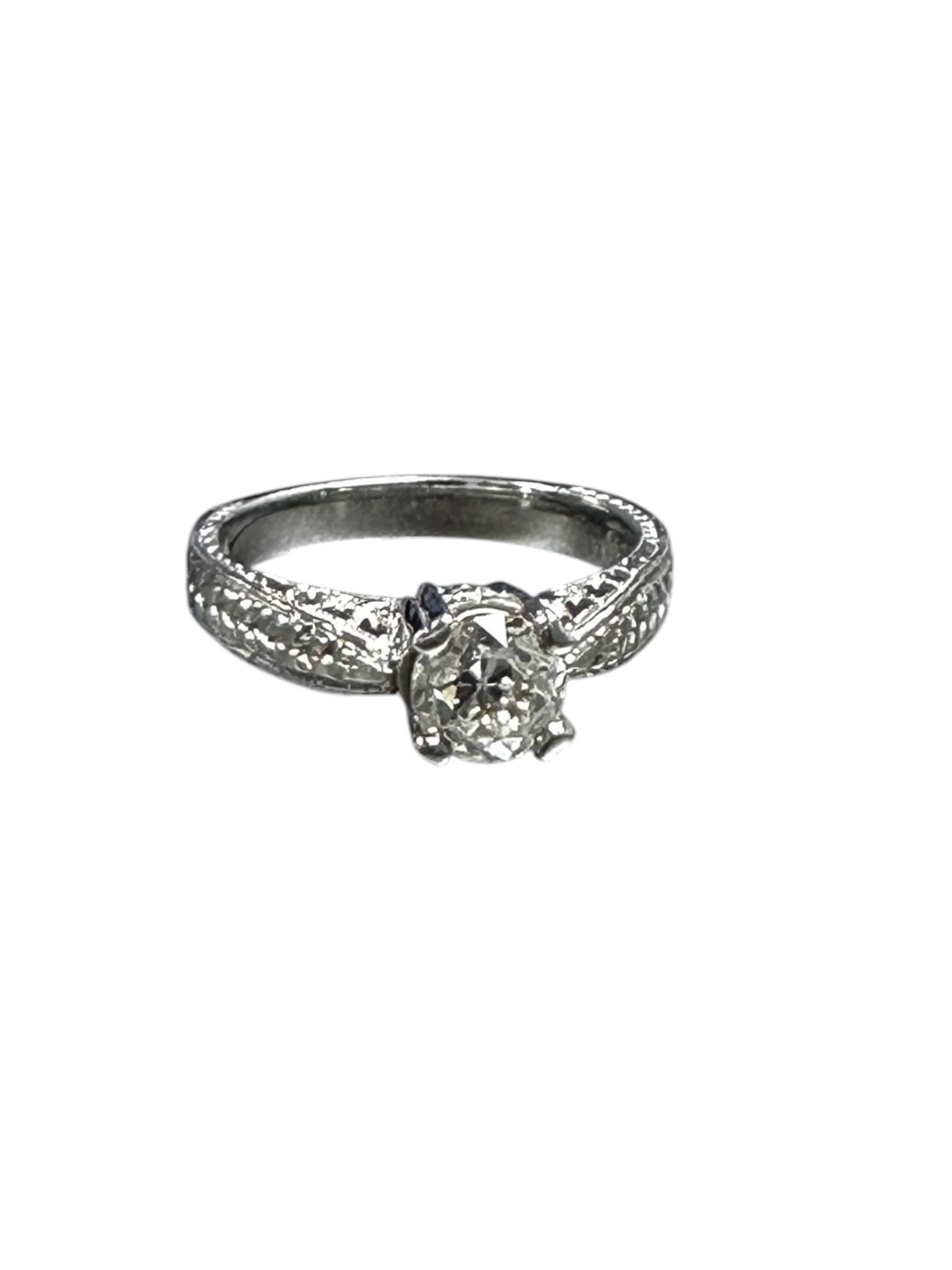 Platinum Mother Nature Diamond Engagement Ring