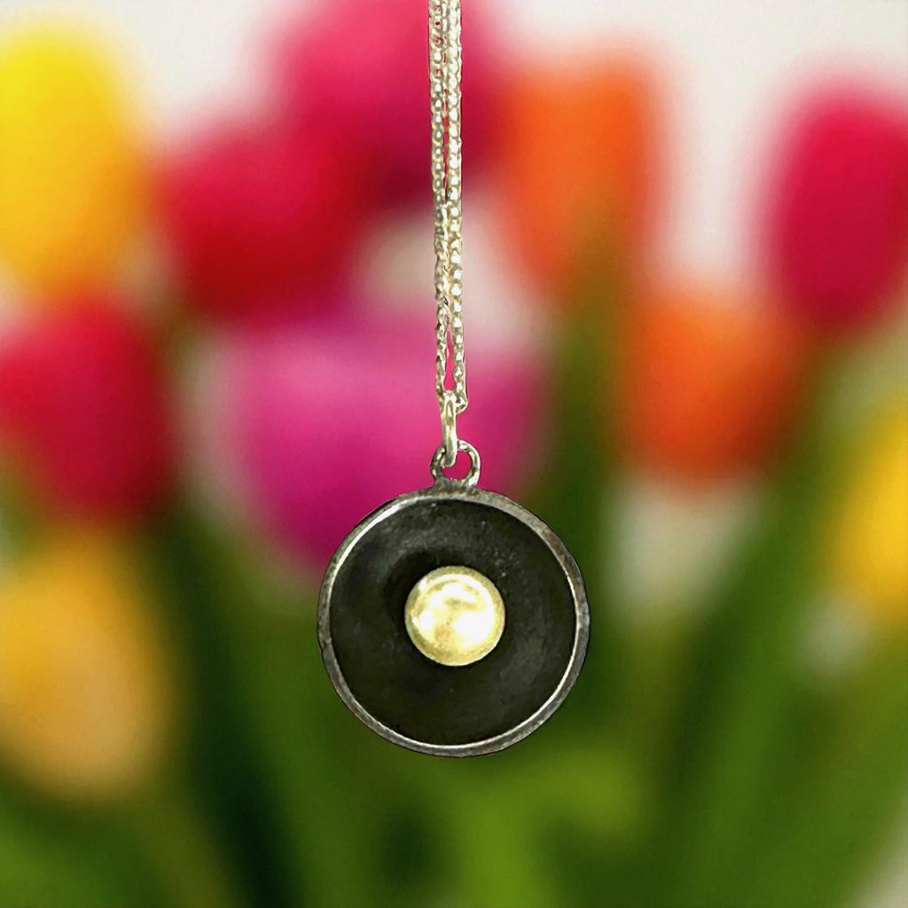 Delfino Sterling Silver Pearl Pendant - Mexican Artisan Jewelry