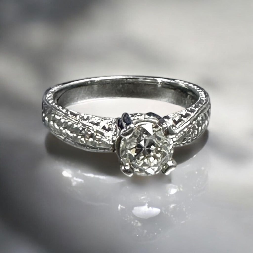 Platinum Mother Nature Diamond Engagement Ring