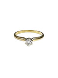 Classic Vintage Yellow Gold Solitaire Engagement Ring