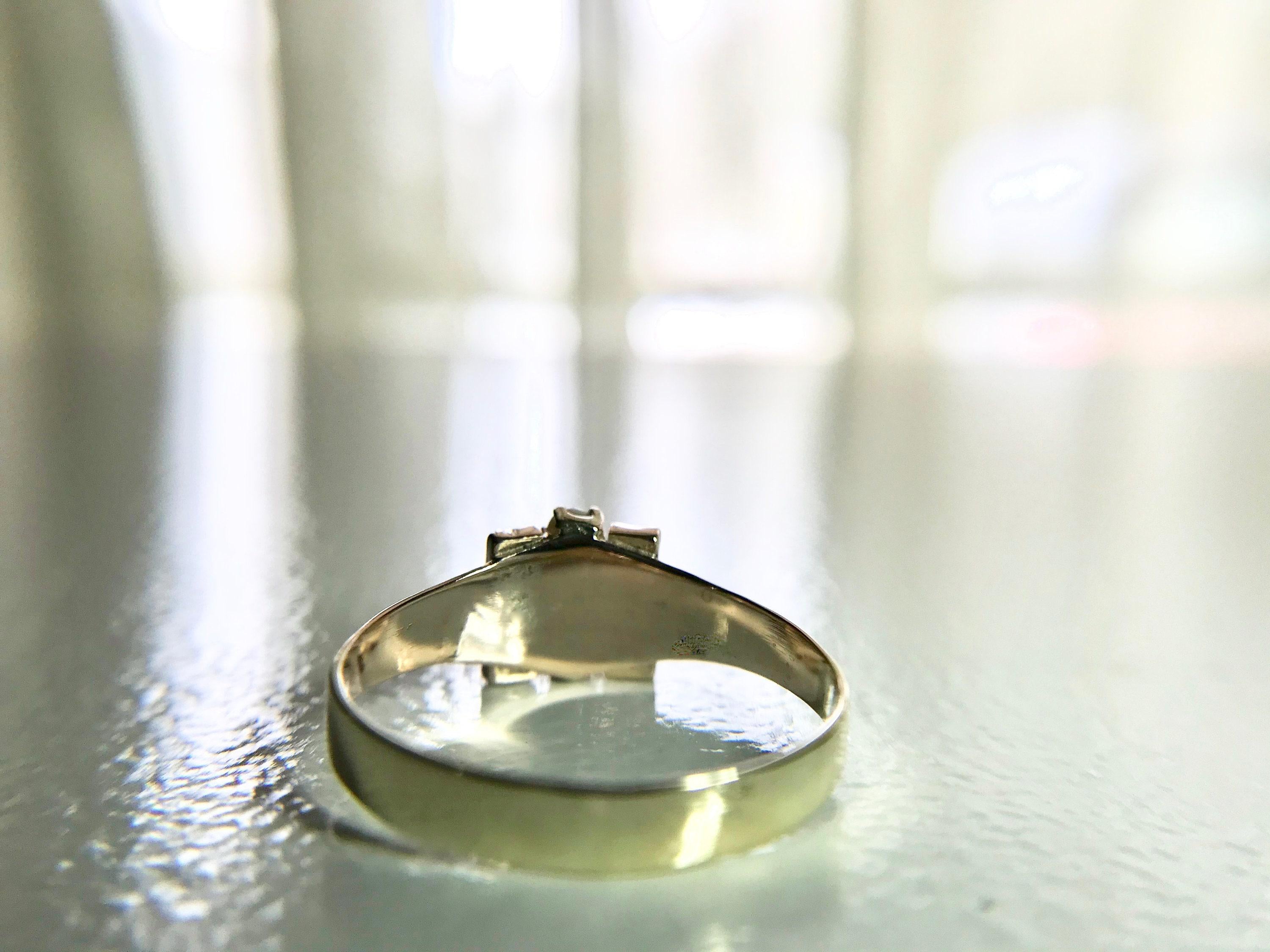 Victorian Ruby and Pearl Ring: 10K Yellow Gold July Birthstone