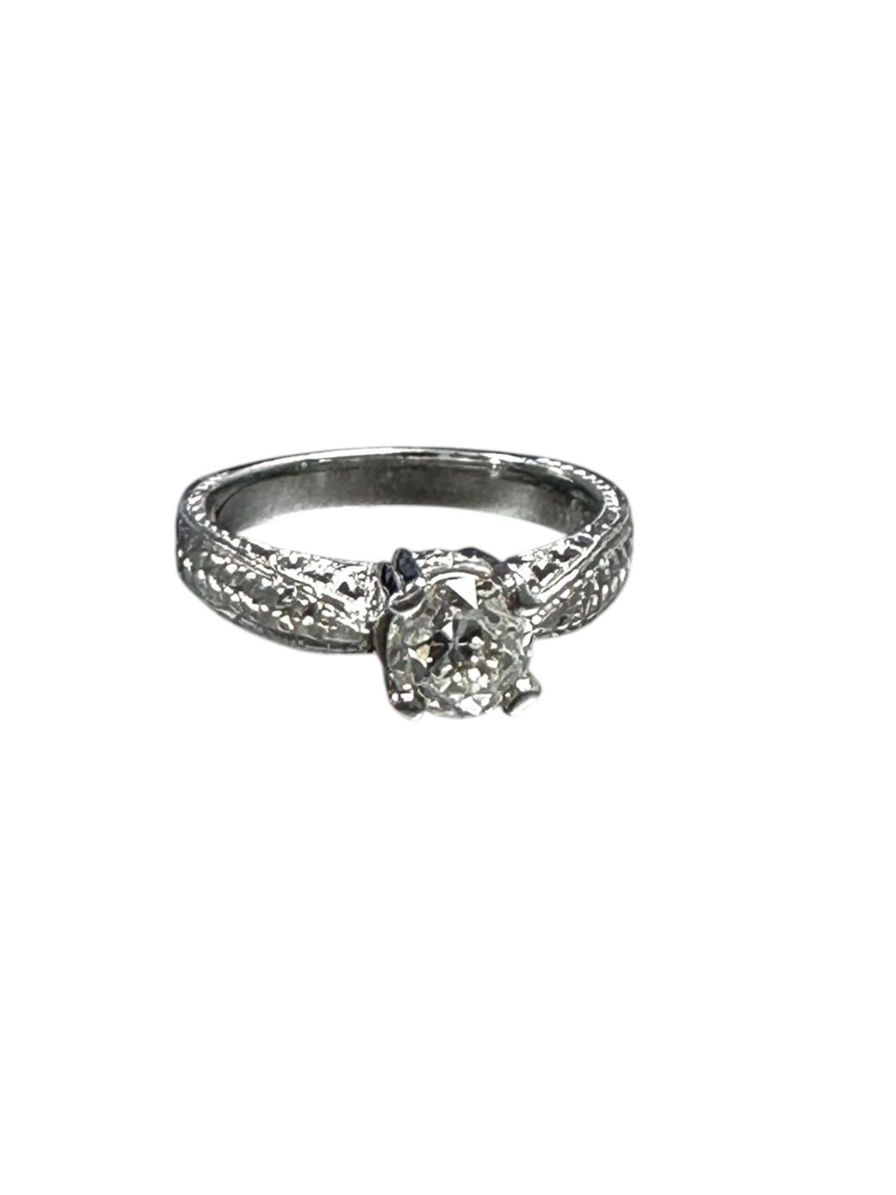 Platinum Mother Nature Diamond Engagement Ring