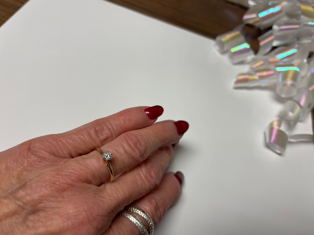 Classic Vintage Yellow Gold Solitaire Engagement Ring