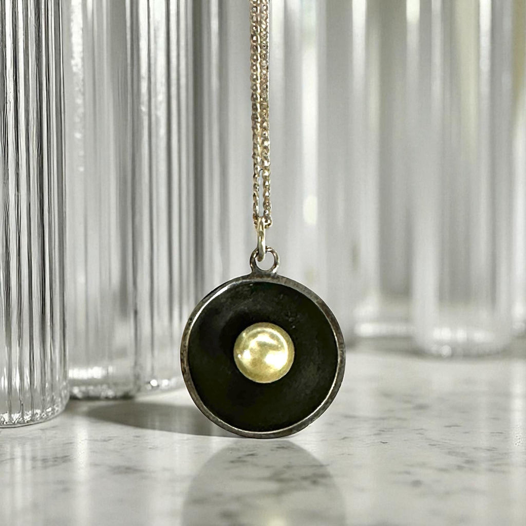 Delfino Sterling Silver Pearl Pendant - Mexican Artisan Jewelry