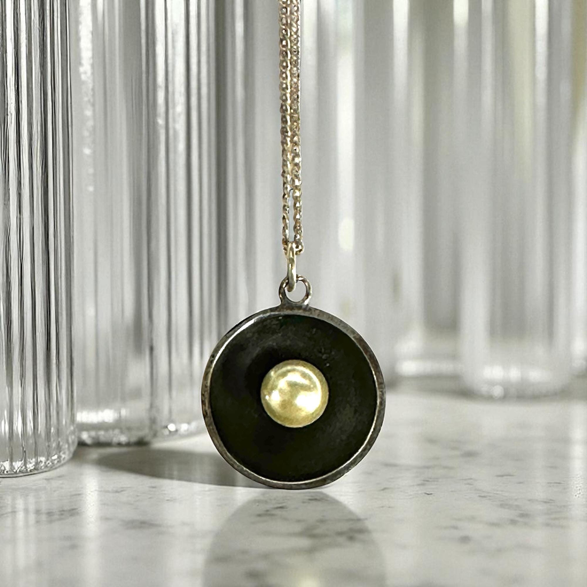 Delfino Sterling Silver Pearl Pendant - Mexican Artisan Jewelry