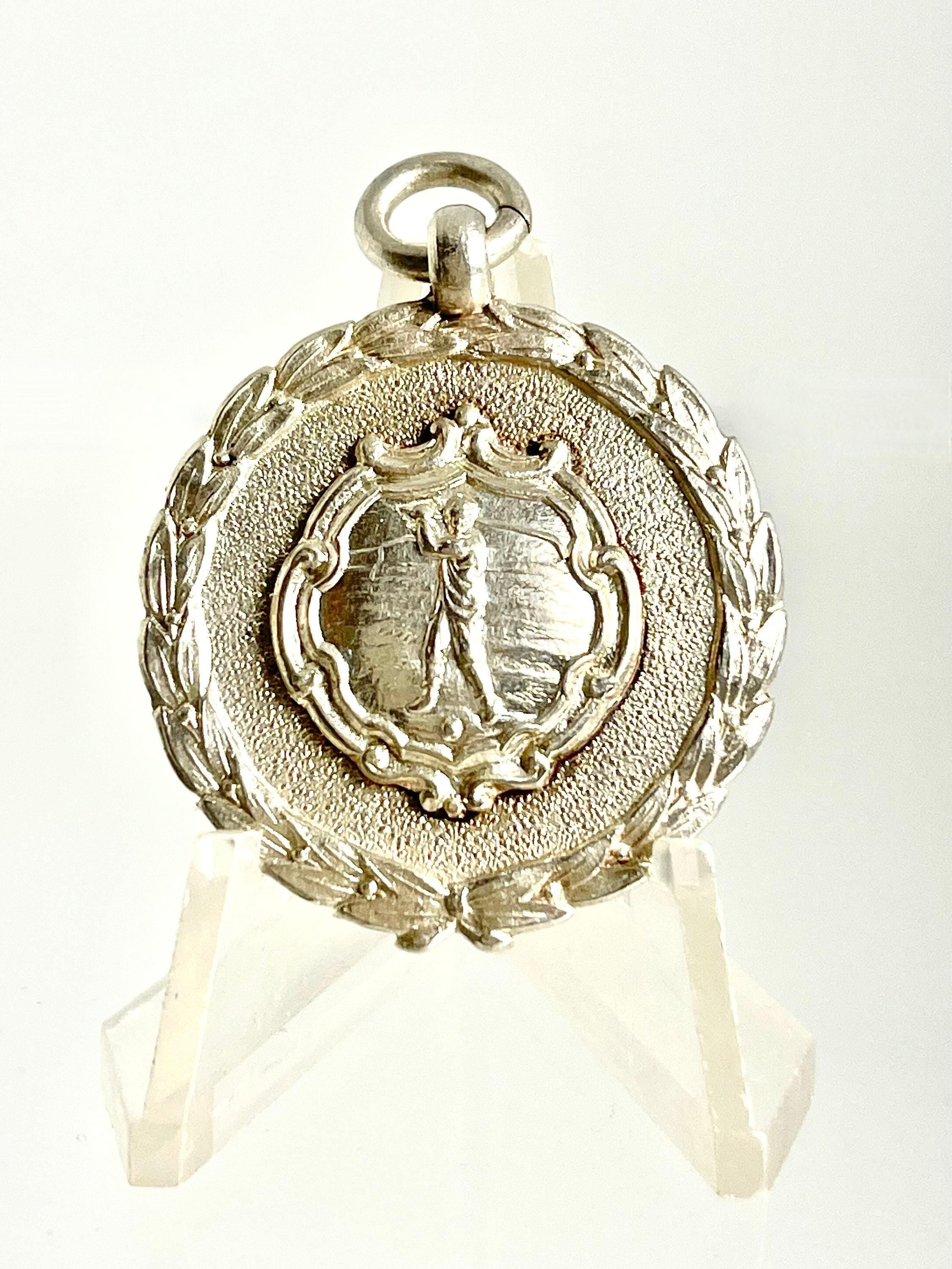 Vintage Silver Golf Medal: 1946 Artisan Qualifier Award