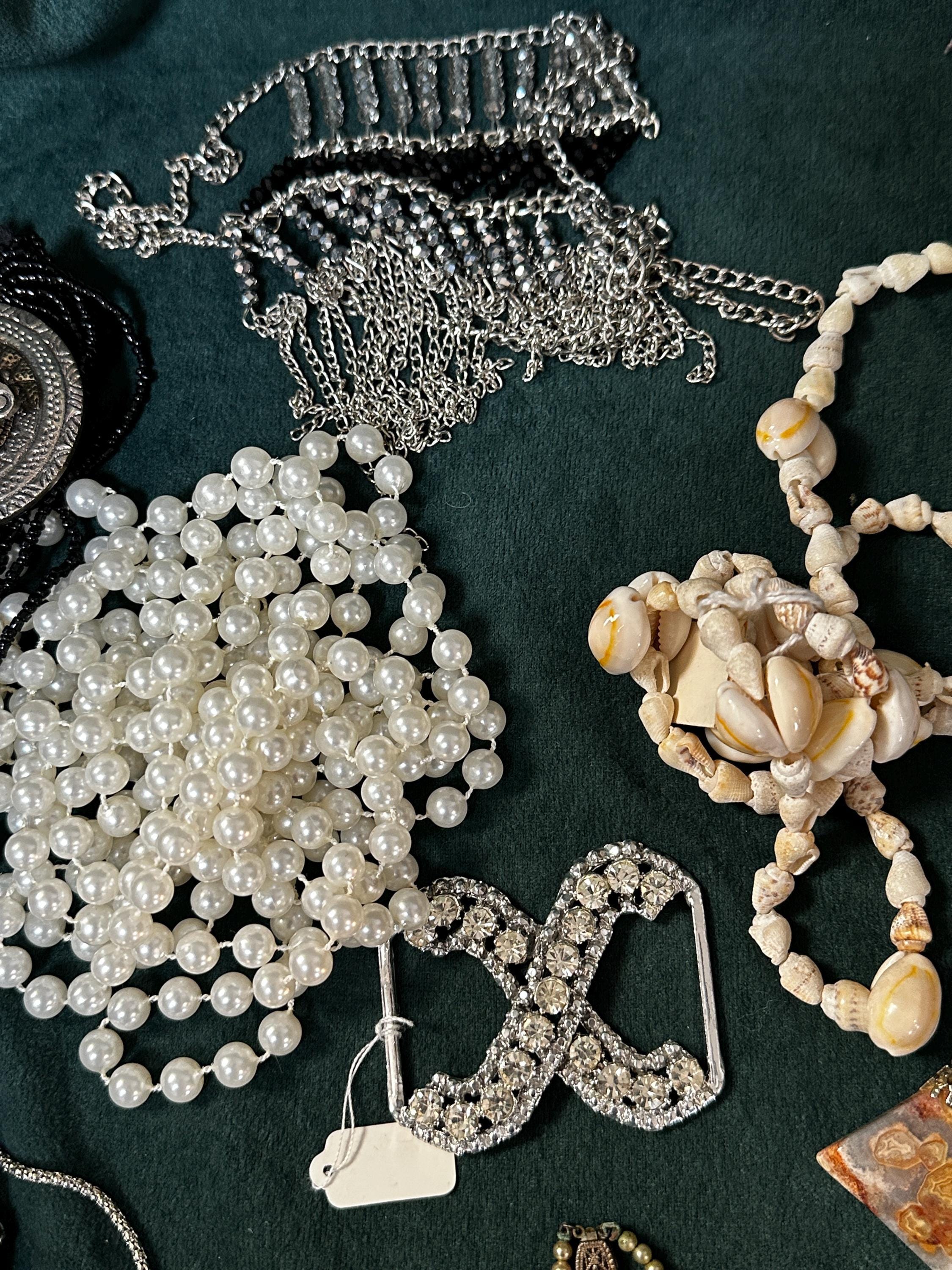 Jewelry Making Lot: Repurposed Mixed Components for DIY Crafts