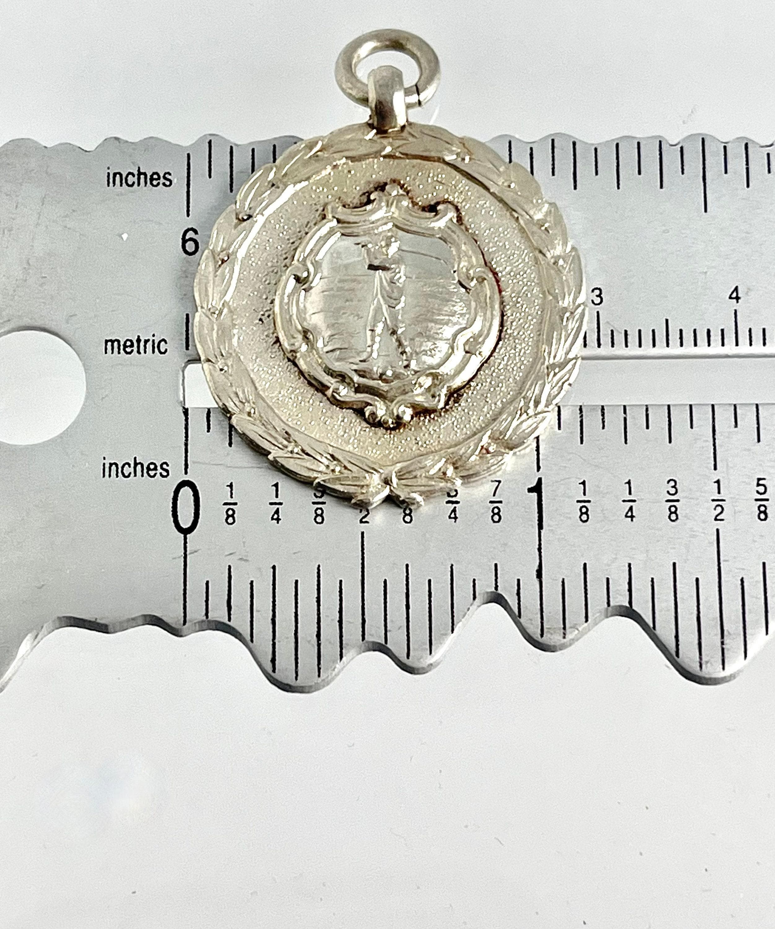 Vintage Silver Golf Medal: 1946 Artisan Qualifier Award