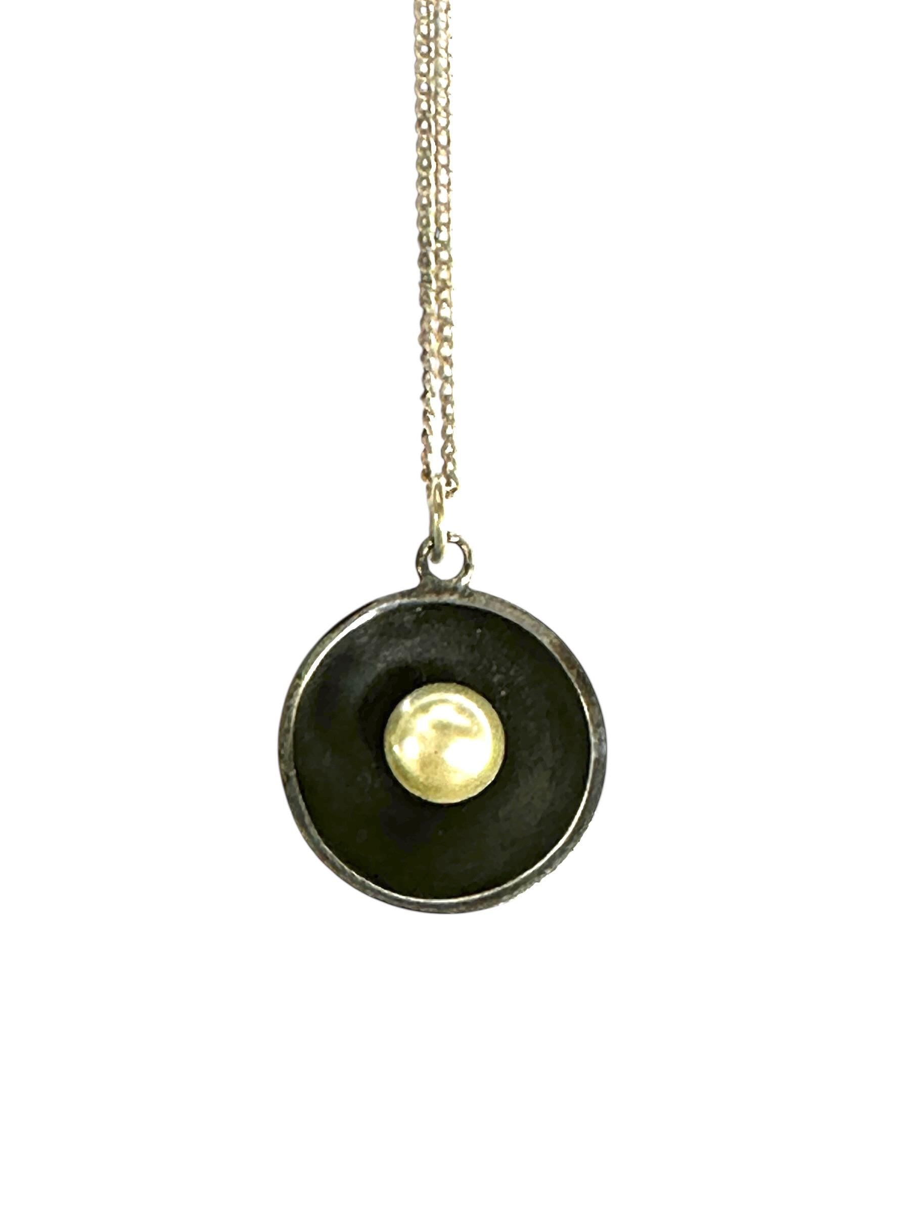 Delfino Sterling Silver Pearl Pendant - Mexican Artisan Jewelry