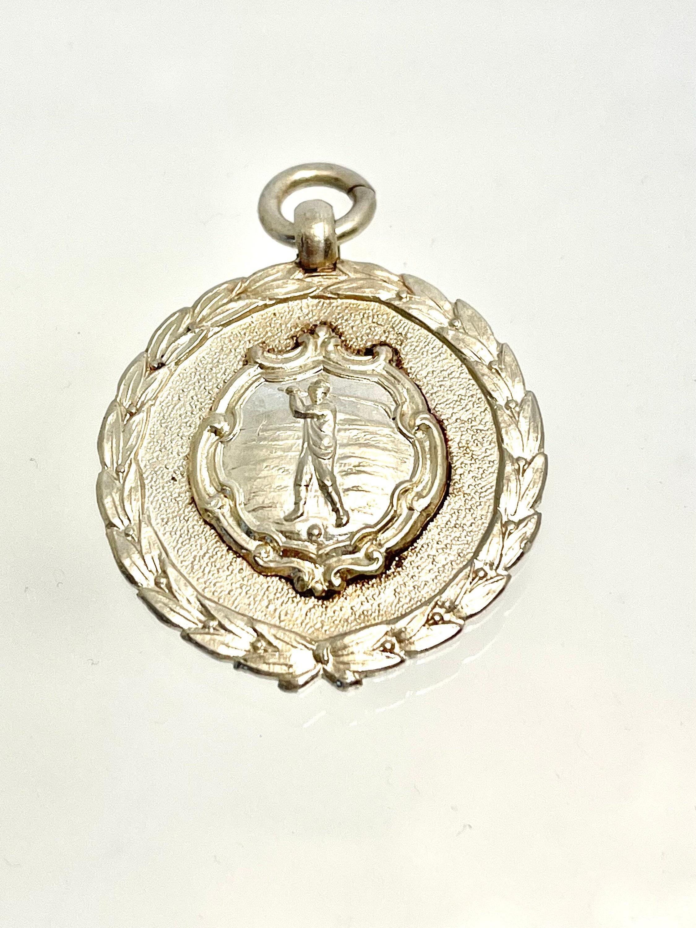 Vintage Silver Golf Medal: 1946 Artisan Qualifier Award