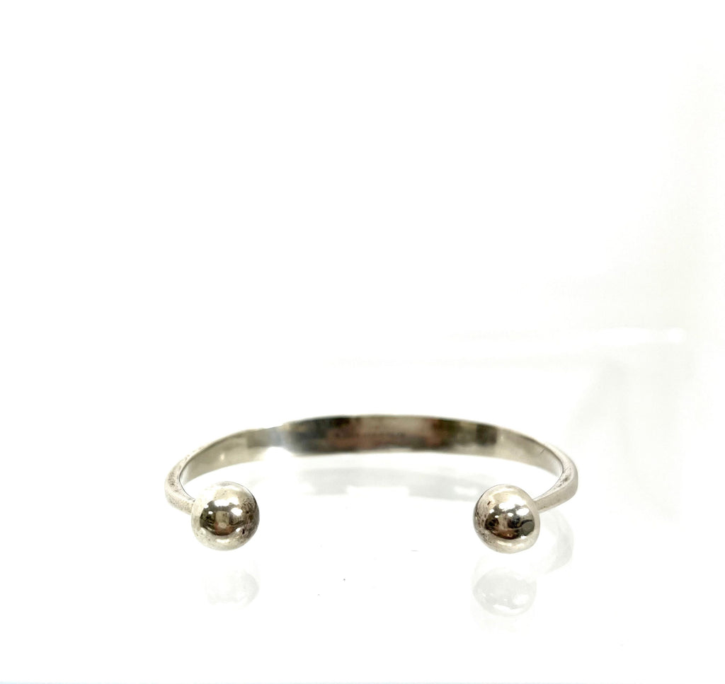 Vintage Sterling Silver Cuff Bracelet Signed Levin