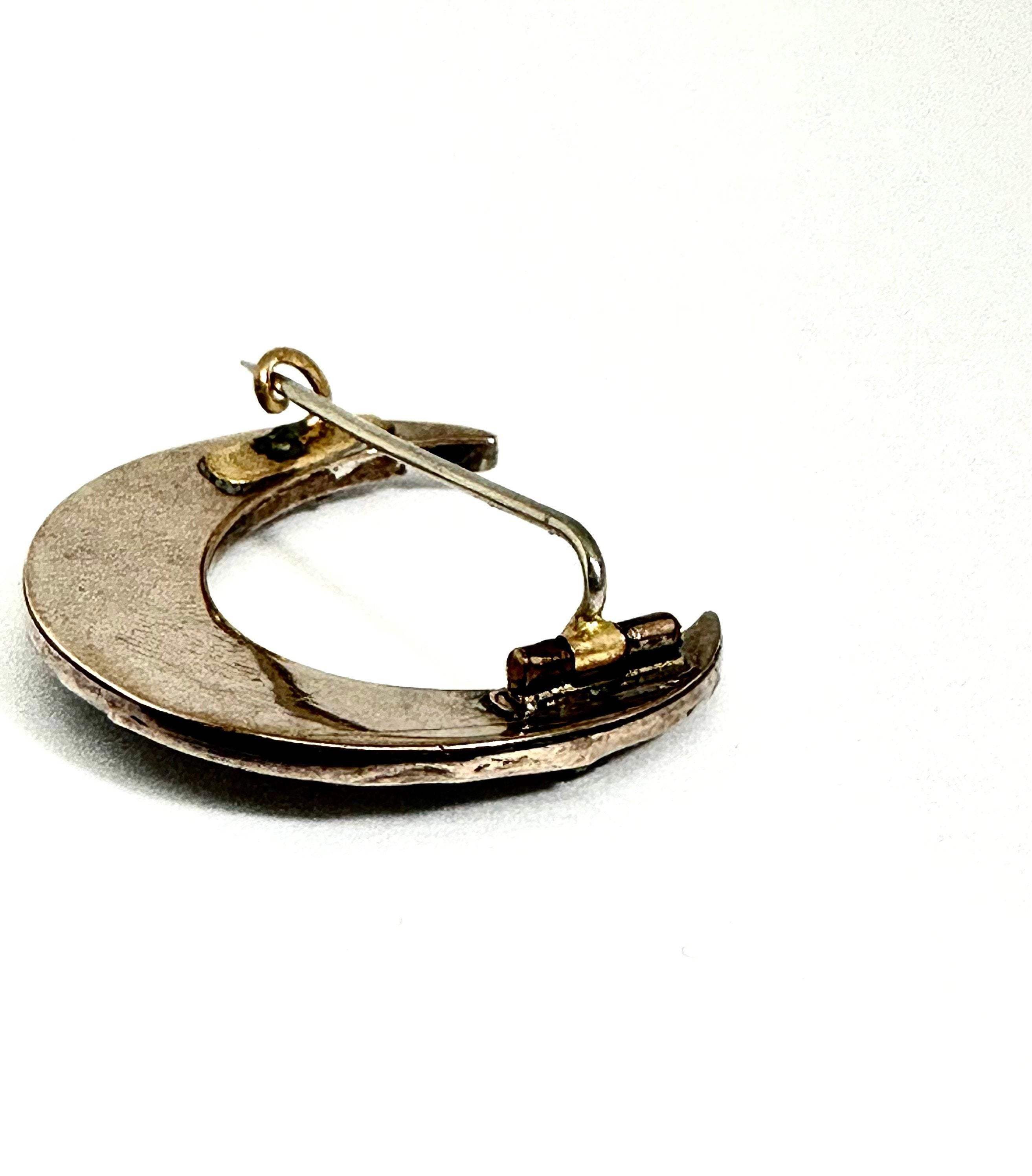 Victorian Bohemian Cut Garnet Brooch