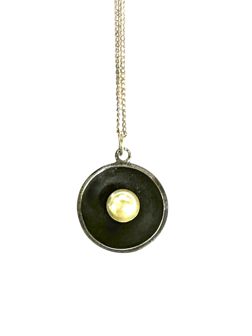 Delfino Sterling Silver Pearl Pendant - Mexican Artisan Jewelry