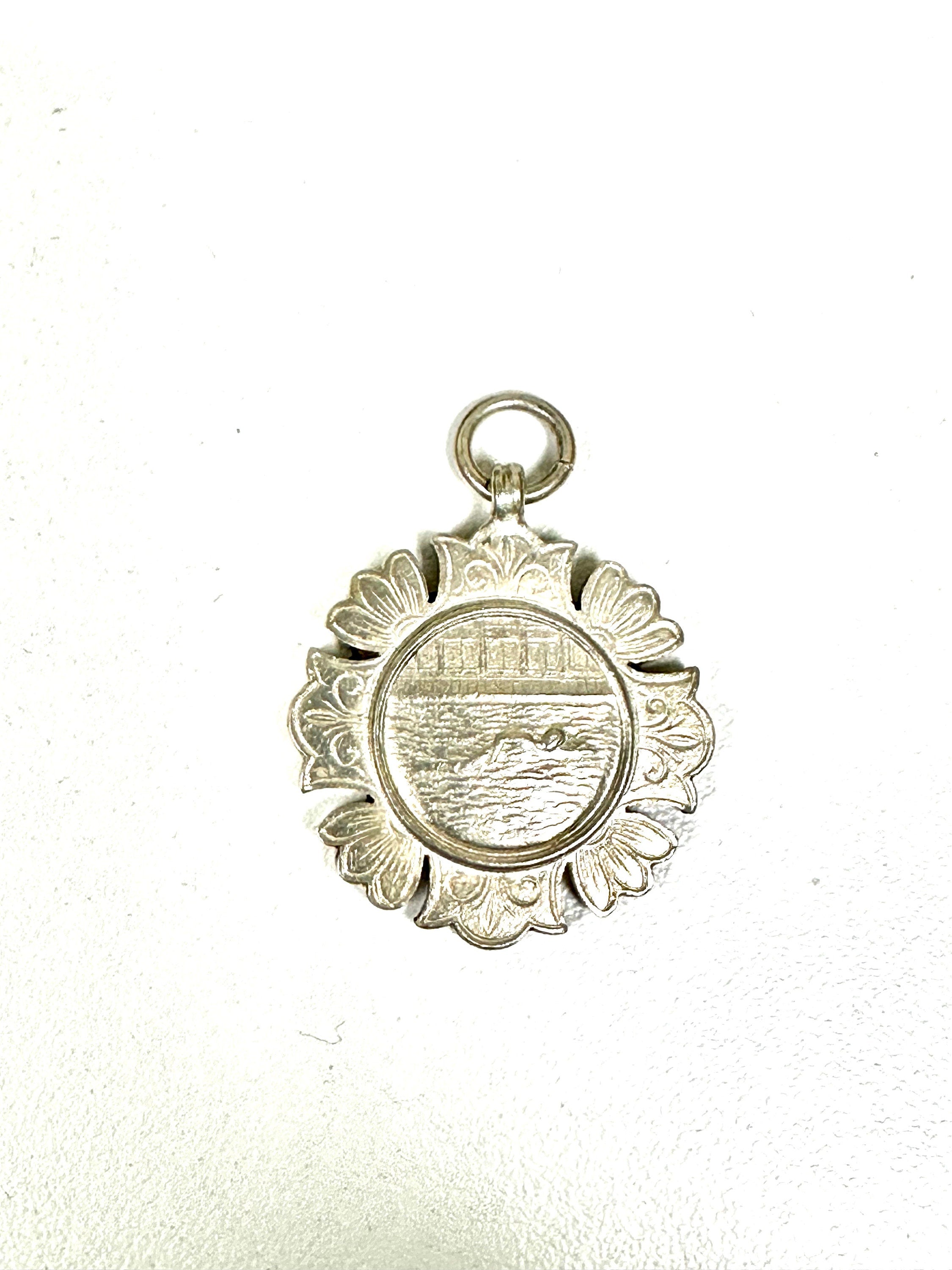 Vintage Hallmarked Swimming Medal Dated 1933